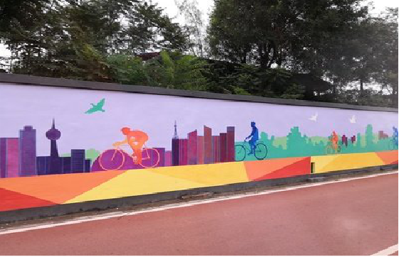 玉溪墙体彩绘-围墙