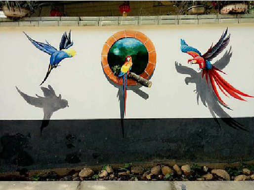 玉溪视觉错位-3D墙绘设计