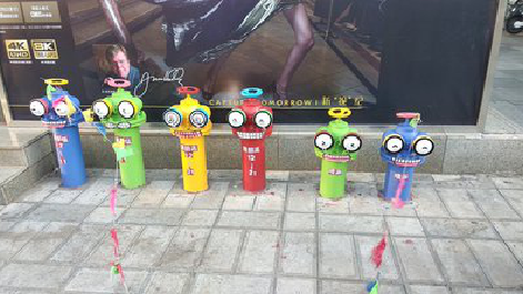 玉溪商业区彩绘