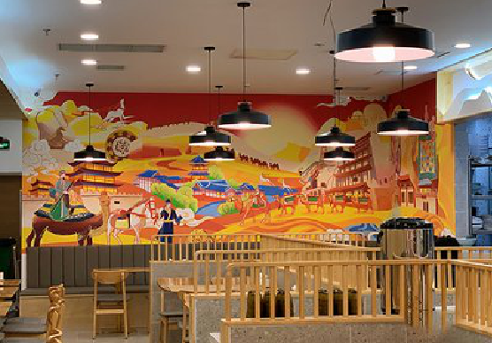 玉溪商业空间彩绘介绍。