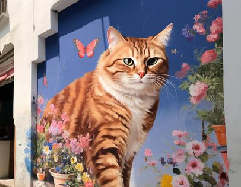 玉溪自己绘制有个性的手绘墙