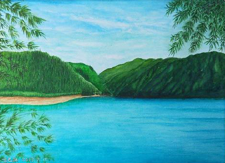 玉溪在墙绘中，如何绘画绿水青山？